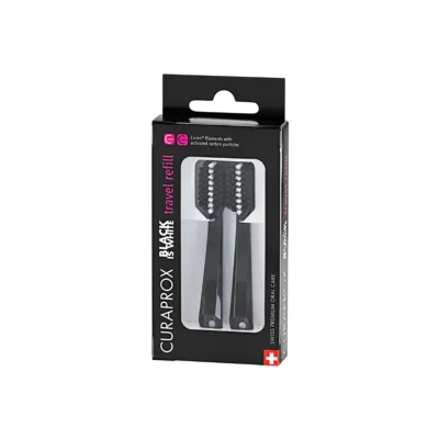 หัวแปรงรีฟิล Curaprox Travel Set Black Is White Refills