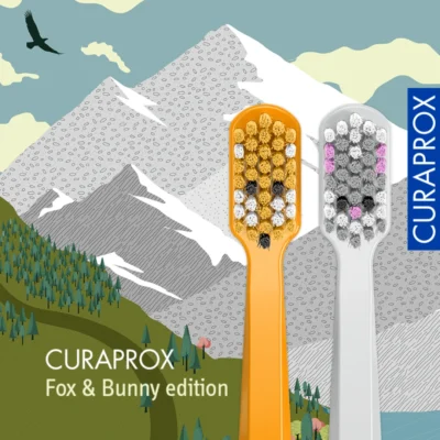 แปรงสีฟัน CURAPROX CS 5460 FOX and BUNNY Edition